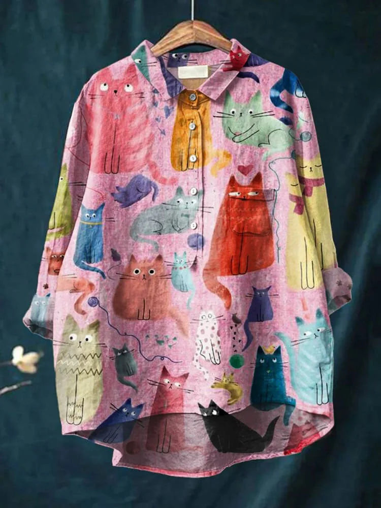 桜の花|猫アートTシャツ