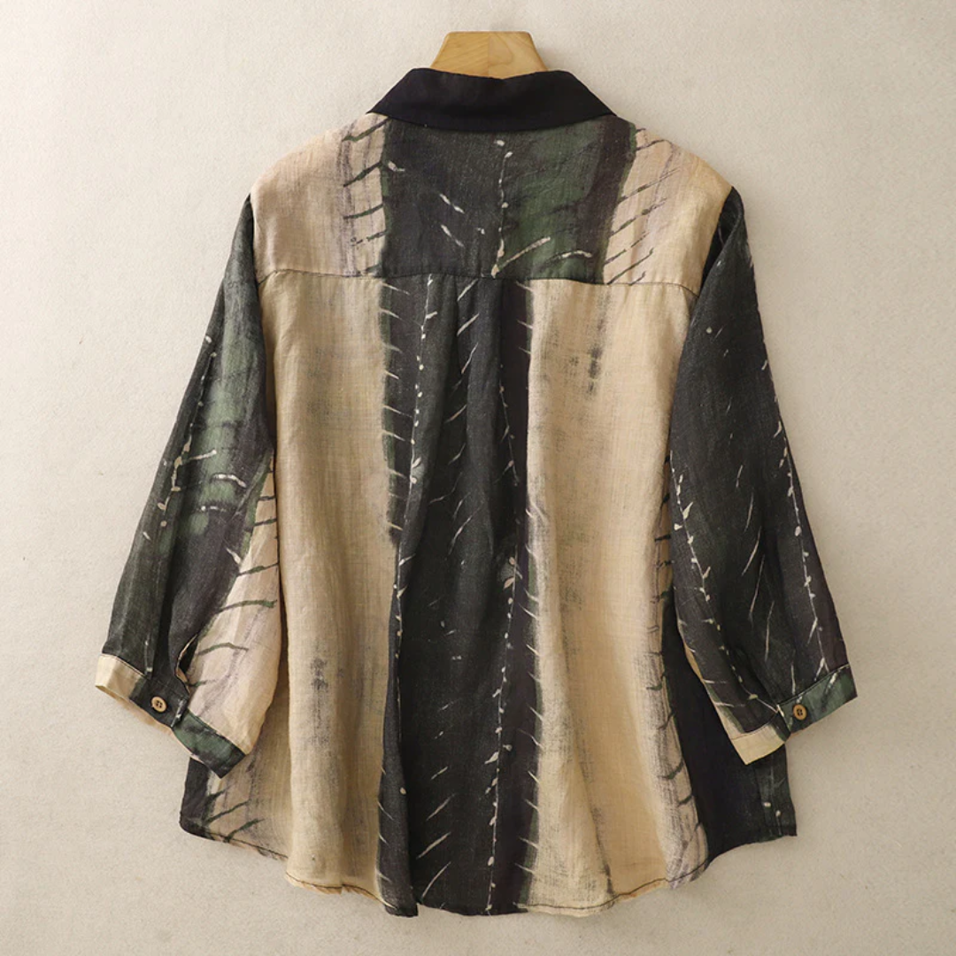 レトロ ゆったり袖シャツ