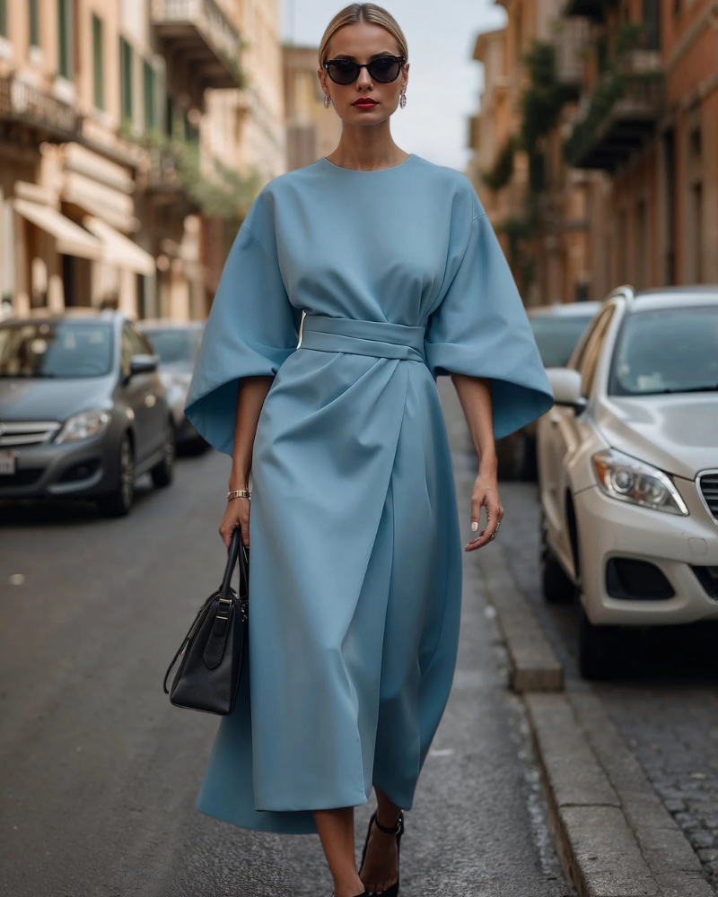 エレガントドレス ベビーブルー