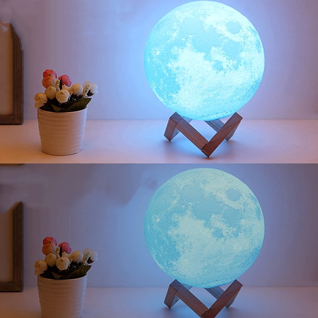 スマートリモコン ムーンランプ 128色 タッチ操作 ナイトライト