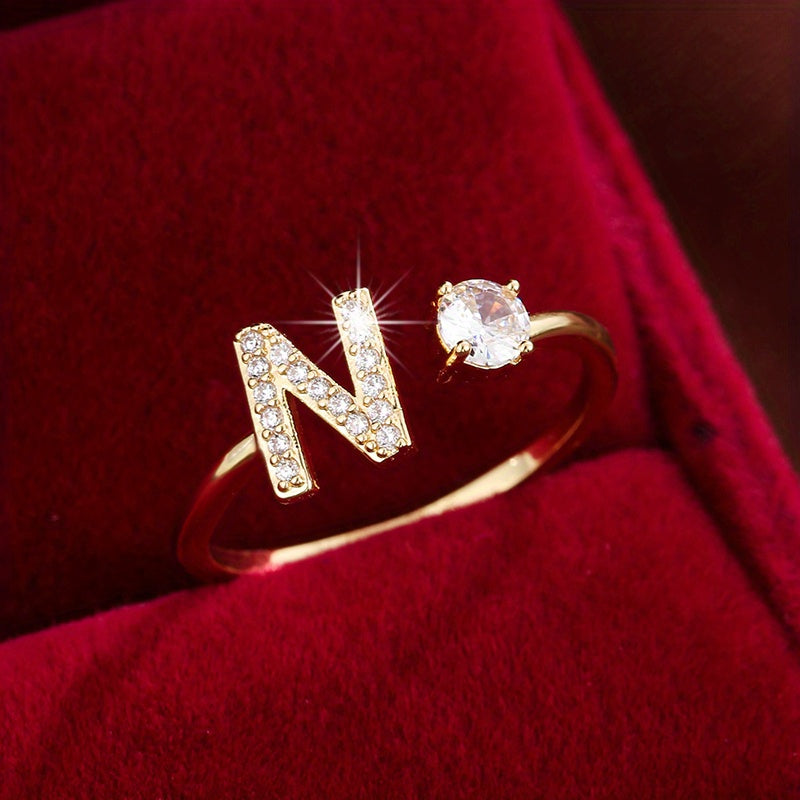 26英文字 合成ジルコニア 調整可能リング