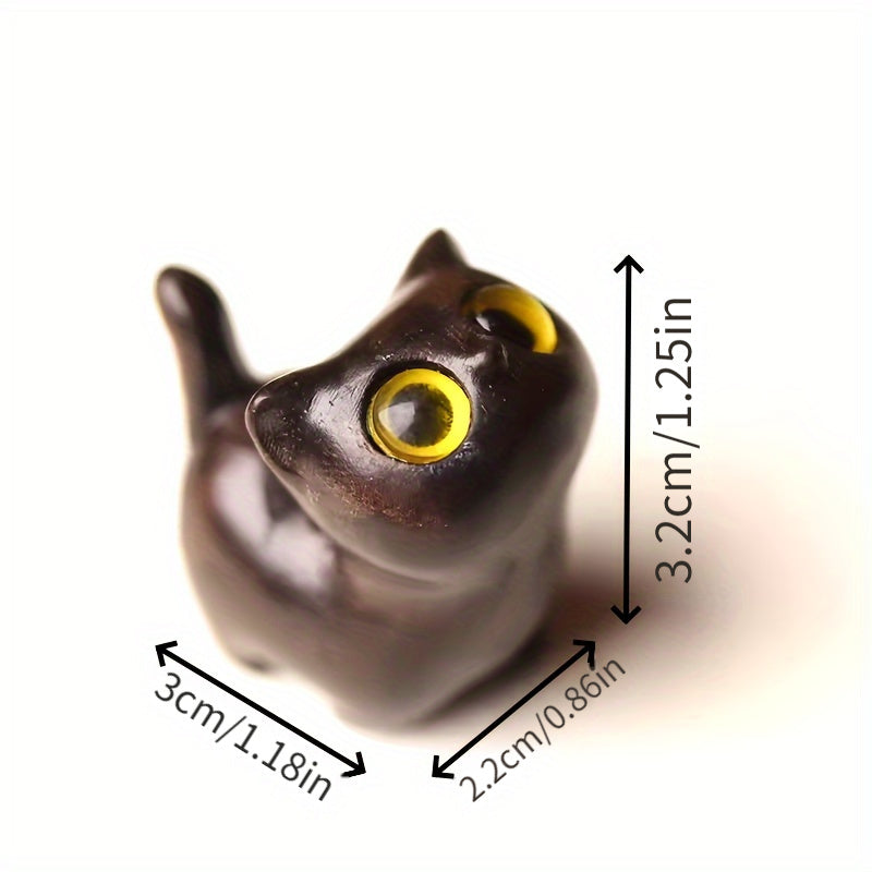 木製ハンドメイド猫の置物 – デコレーション＆ギフト