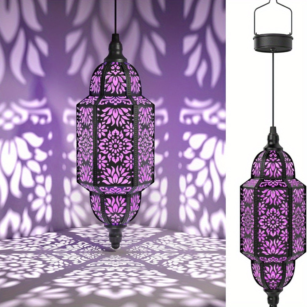 モロッコ風ソーラーランタン 屋外ハンギングライト
