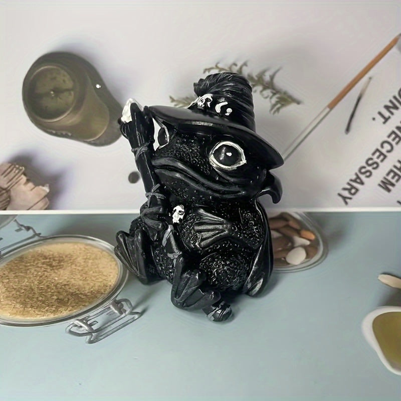 ホクス・ポクスのカエルフィギュア – ハロウィンデコレーション