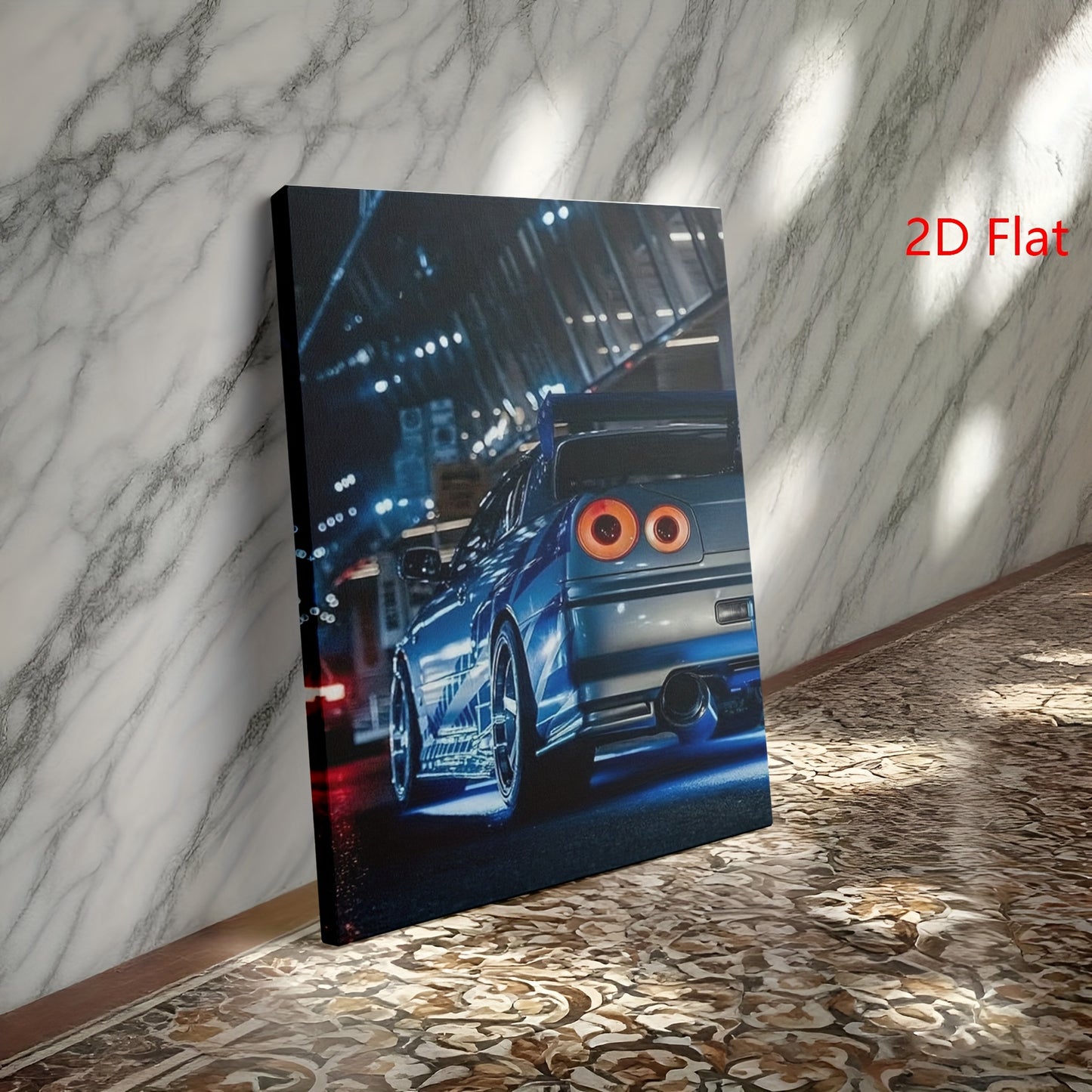 日産スカイラインR34 JDM アートキャンバスプリント