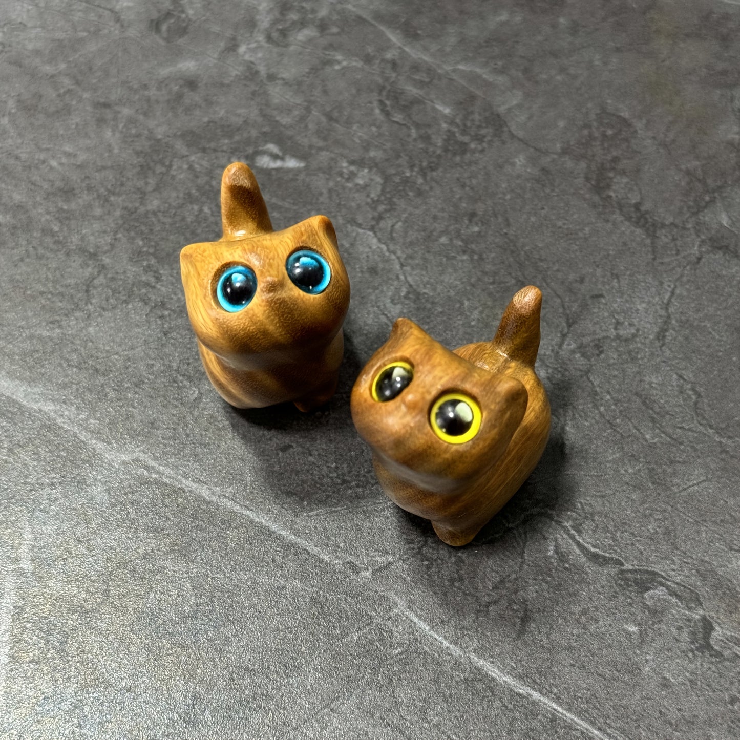 木製ハンドメイド猫の置物 – デコレーション＆ギフト