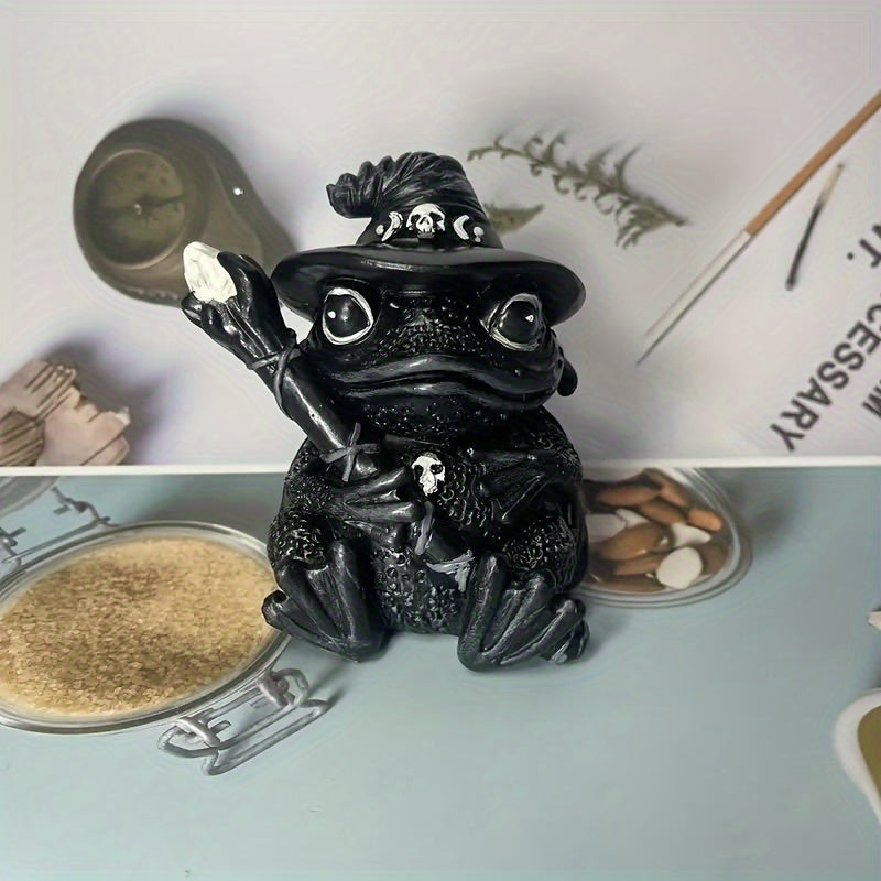 ホクス・ポクスのカエルフィギュア – ハロウィンデコレーション