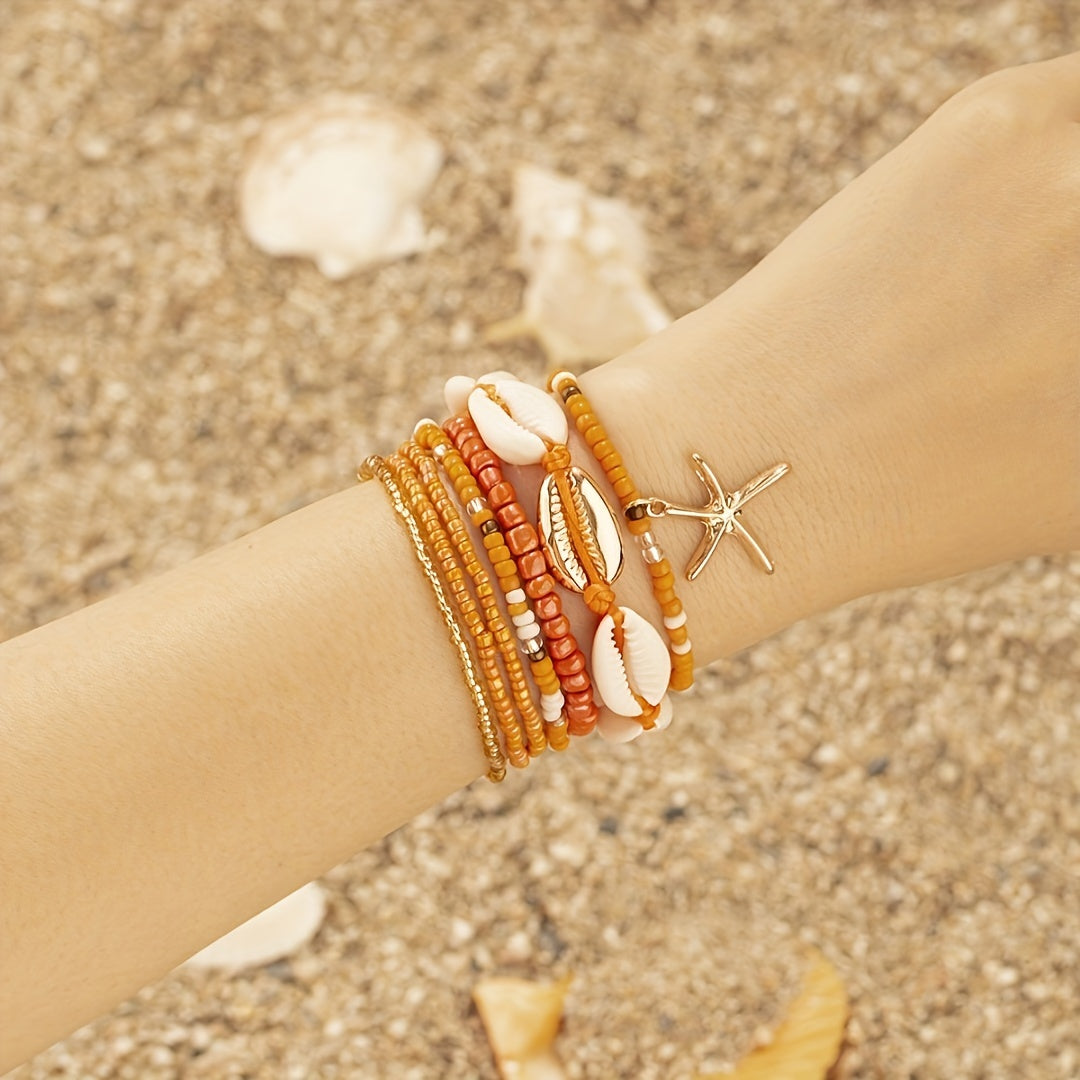 ボヘミアンブレスレットセット