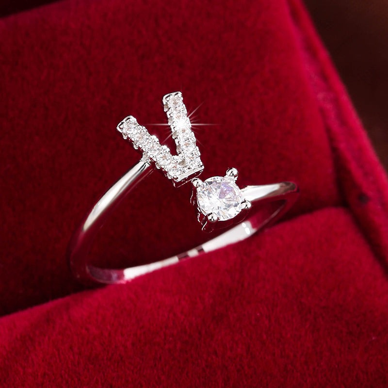 26英文字 合成ジルコニア 調整可能リング