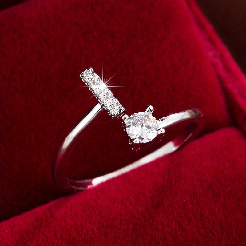 26英文字 合成ジルコニア 調整可能リング