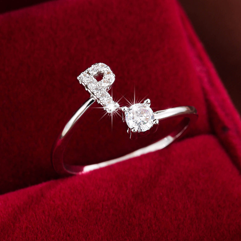 26英文字 合成ジルコニア 調整可能リング