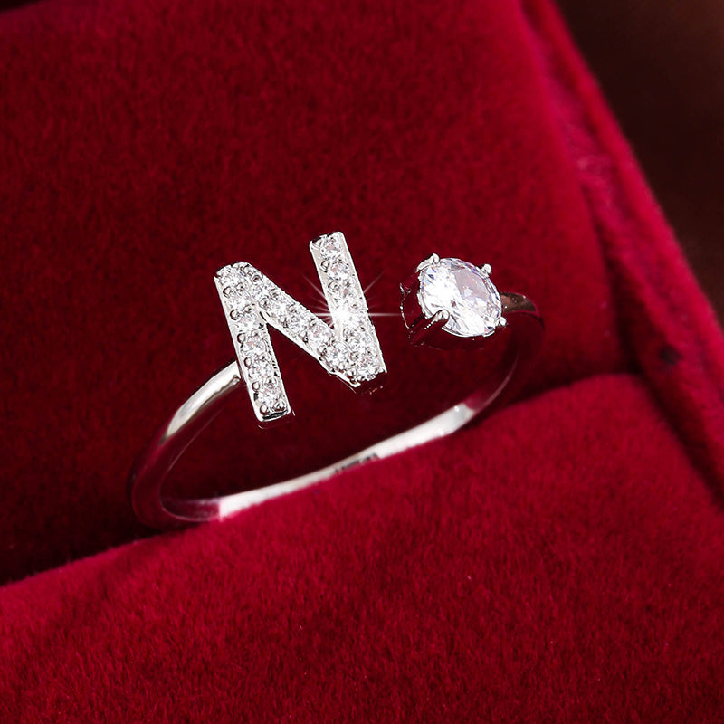 26英文字 合成ジルコニア 調整可能リング