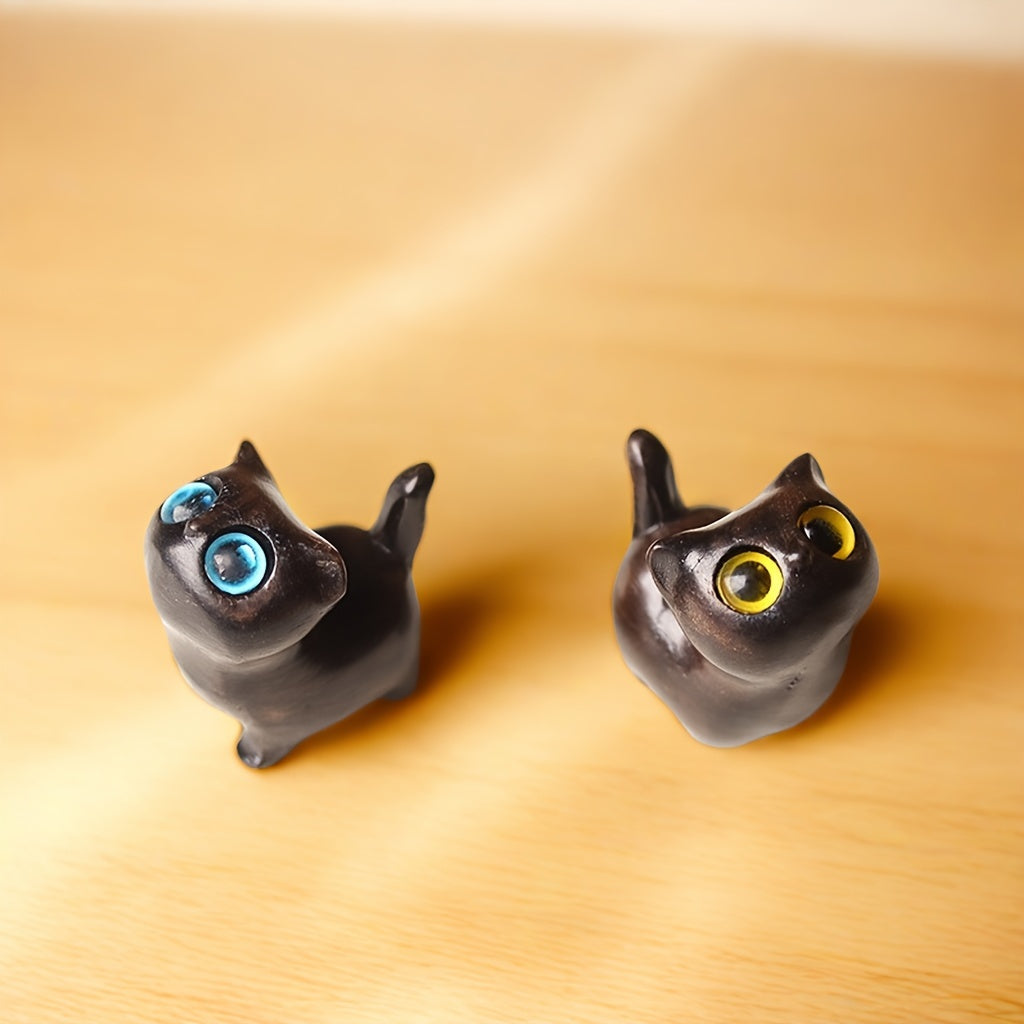 木製ハンドメイド猫の置物 – デコレーション＆ギフト