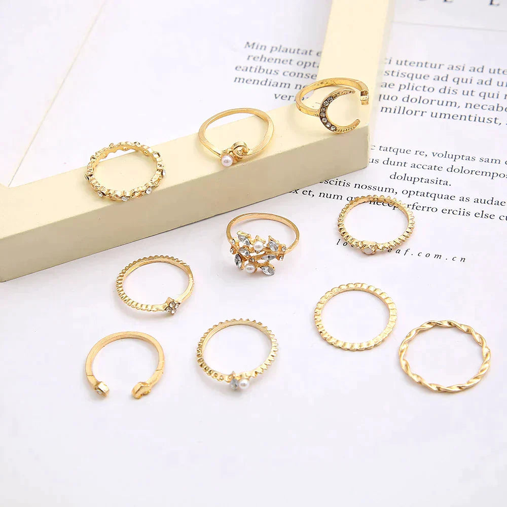 Lorea™ - Elegant Star Ring Set