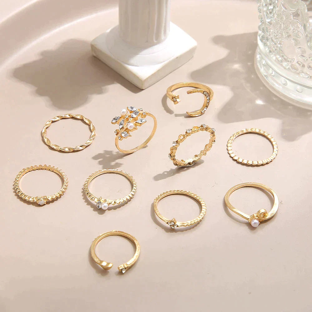 Lorea™ - Elegant Star Ring Set