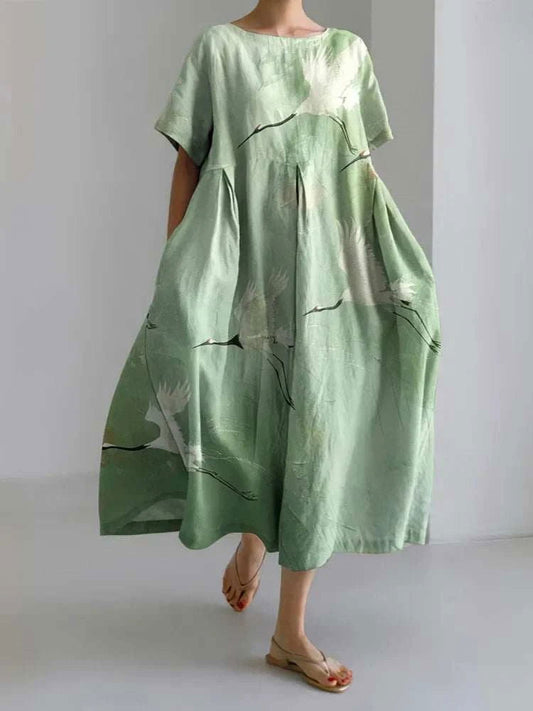 緑の空の鳥たち