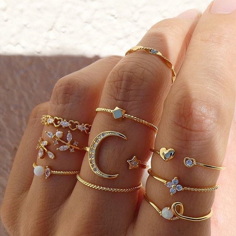 Lorea™ - Elegant Star Ring Set