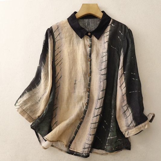 レトロ ゆったり袖シャツ