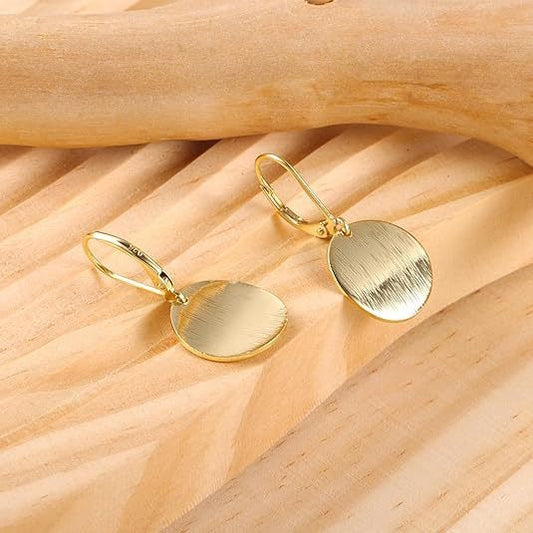 Shiello™ - Radiant Disc Earrings