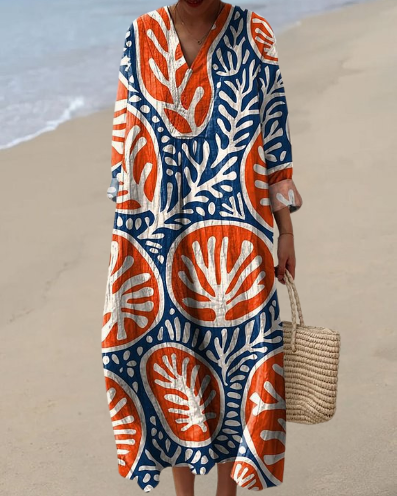 オレンジとブルーの森