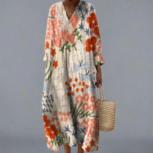 ヘレン | リラックスフローラルワンピース