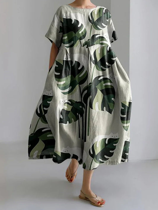 ヤシの葉柄のワイドドレス
