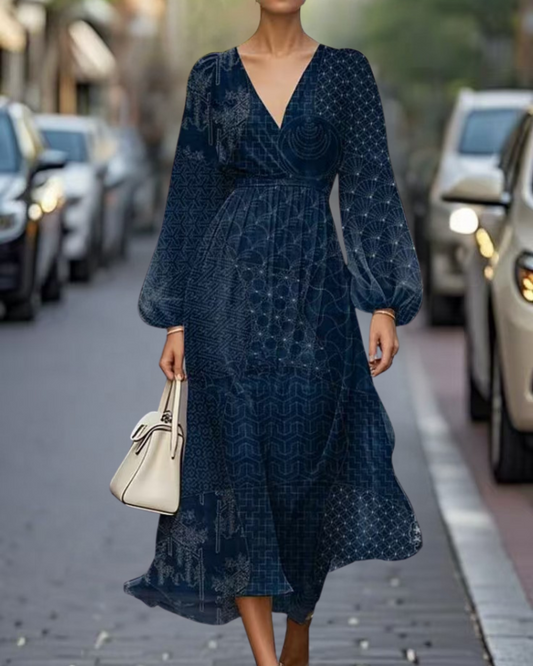 マキシドレス ユニバース・ブルー