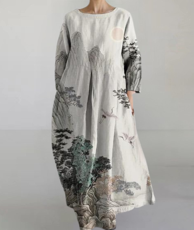 スノーマウンテンのワイドドレス