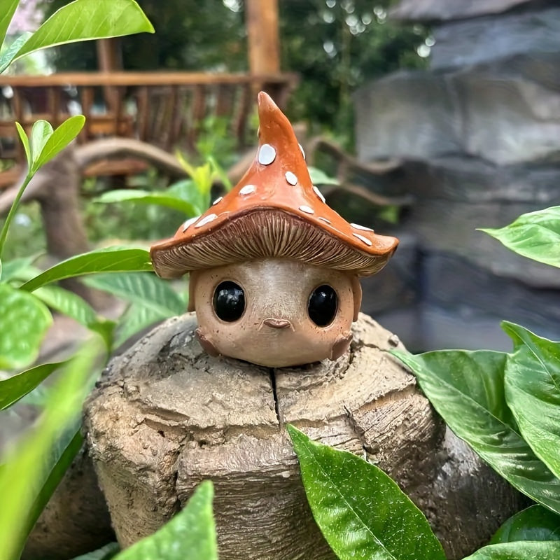 アニメ風ガーデンノームのフィギュア – 装飾用