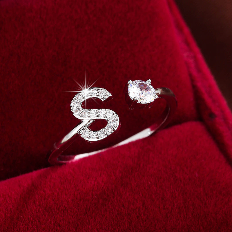 26英文字 合成ジルコニア 調整可能リング