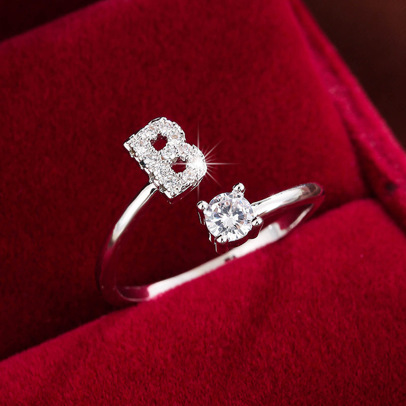 26英文字 合成ジルコニア 調整可能リング