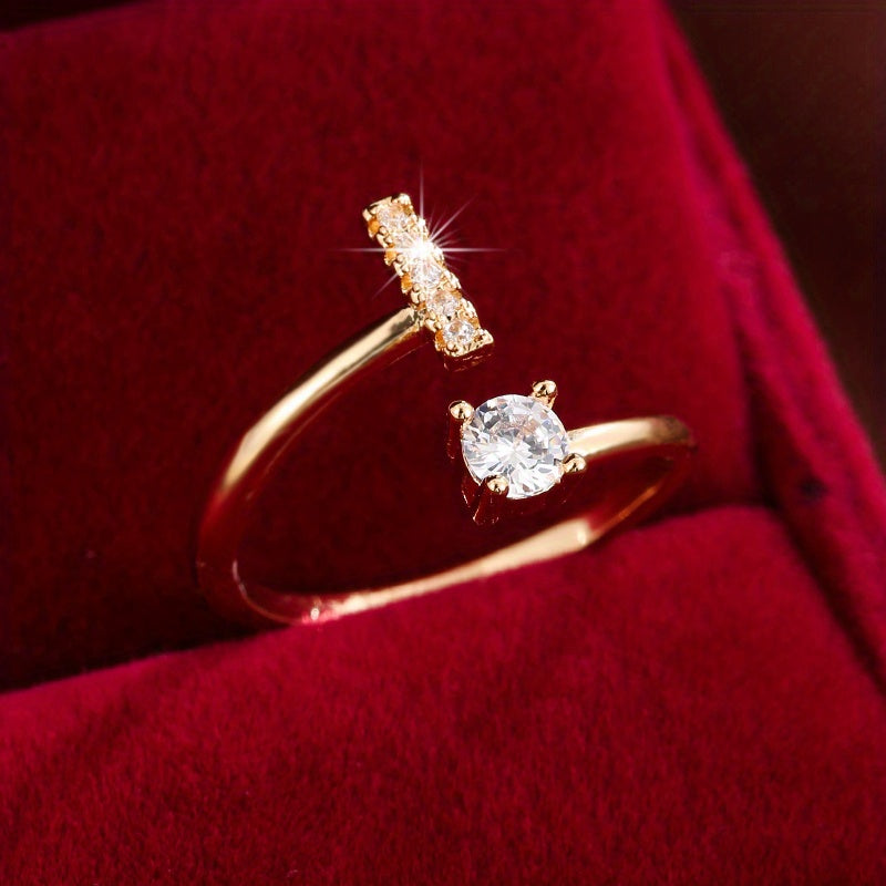 26英文字 合成ジルコニア 調整可能リング