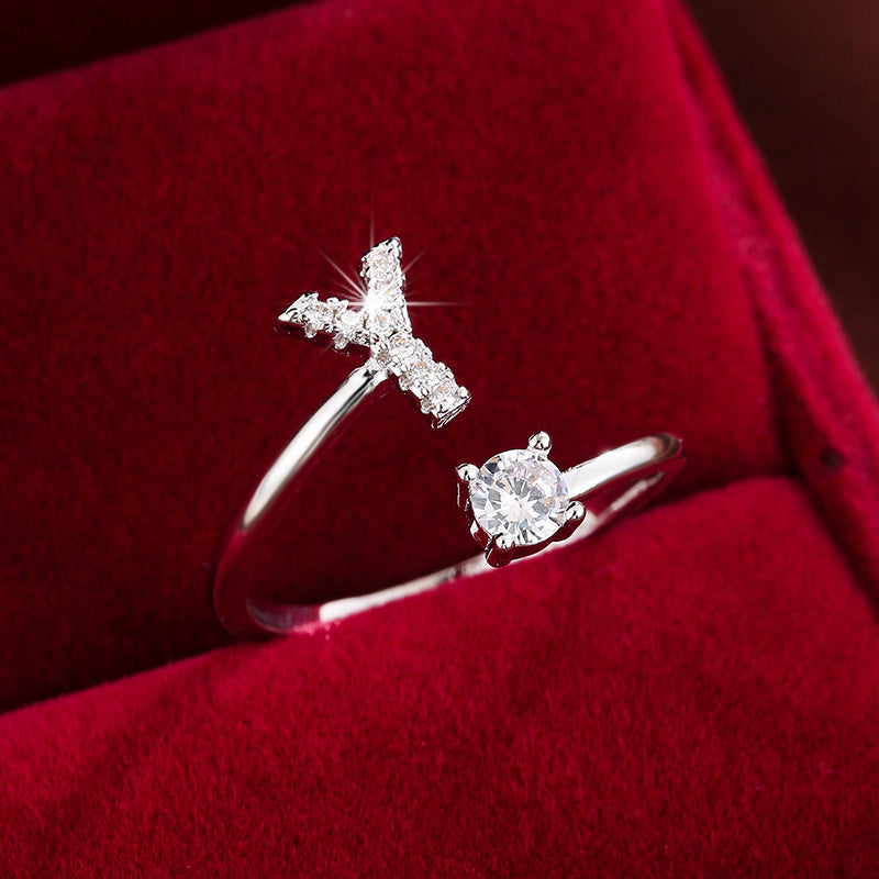 26英文字 合成ジルコニア 調整可能リング