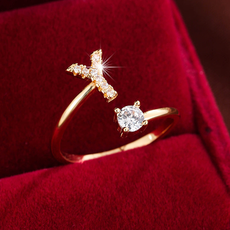 26英文字 合成ジルコニア 調整可能リング