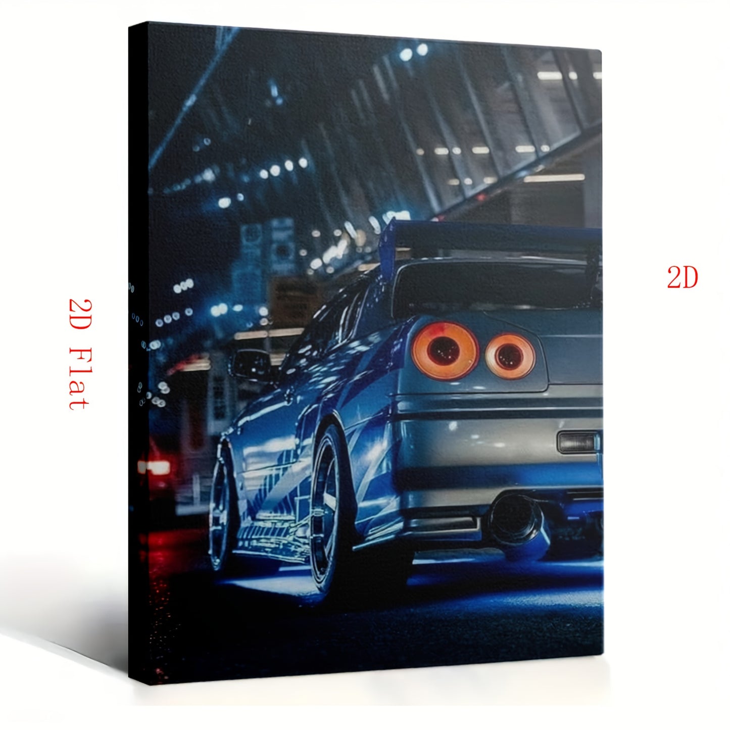 日産スカイラインR34 JDM アートキャンバスプリント