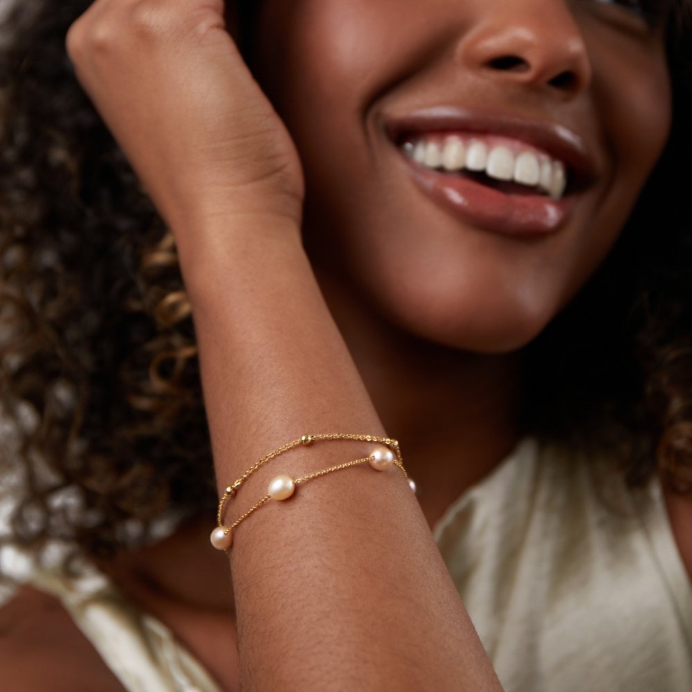 フレゼラ | レイヤードパールブレスレット
