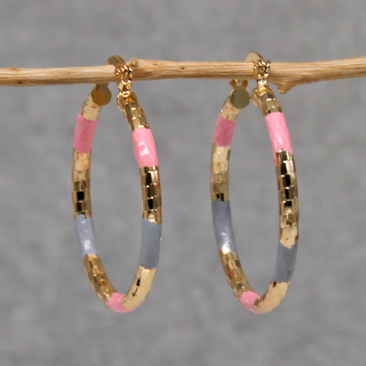 ヴィンテージ カラフル ピアス